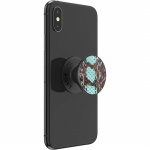 PopSockets Embossed Metal Water Snake Avtagbart Grip med stativfunksjon LUXE
