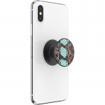 PopSockets Embossed Metal Water Snake Avtagbart Grip med stativfunksjon LUXE