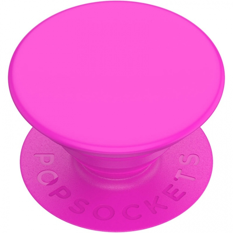 PopSockets Neon Day Glo Pink Avtagbart Grip med stativfunksjon