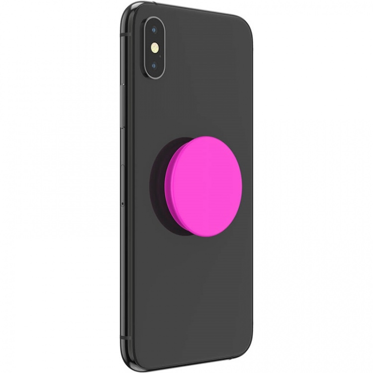 PopSockets Neon Day Glo Pink Avtagbart Grip med stativfunksjon