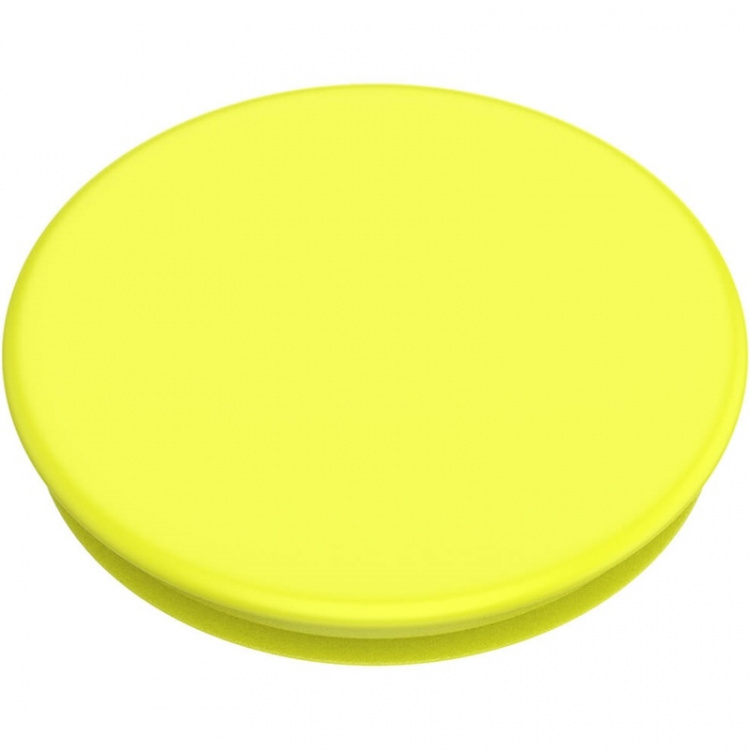 PopSockets Neon Jolt Yellow Avtagbart Grip med stativfunksjon PopSockets Neon Jolt Yellow Avtagbart Grip med stativfunksjon