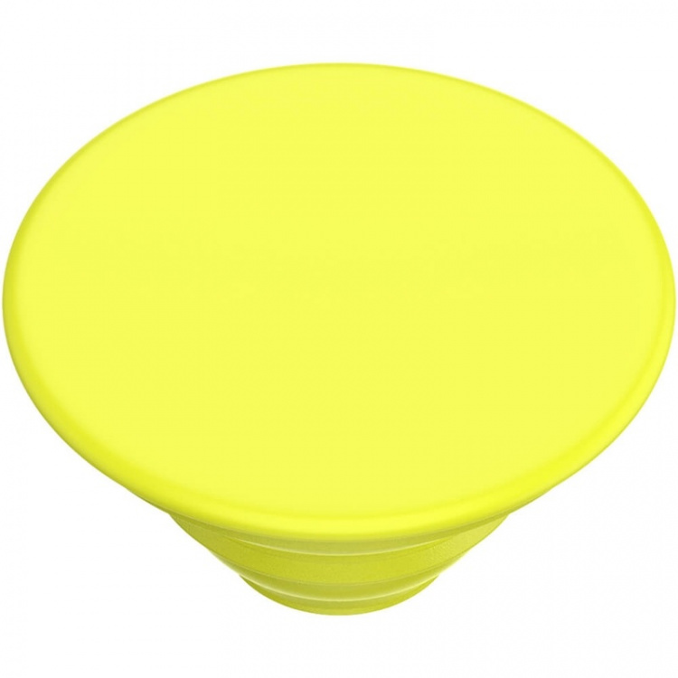 PopSockets Neon Jolt Yellow Avtagbart Grip med stativfunksjon PopSockets Neon Jolt Yellow Avtagbart Grip med stativfunksjon