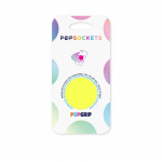 PopSockets Neon Jolt Yellow Avtagbart Grip med stativfunksjon PopSockets Neon Jolt Yellow Avtagbart Grip med stativfunksjon