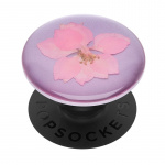 PopSockets Pressed Flower Delphinium Avtagbart Grip med stativfunksjon Premium
