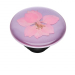 PopSockets Pressed Flower Delphinium Avtagbart Grip med stativfunksjon Premium