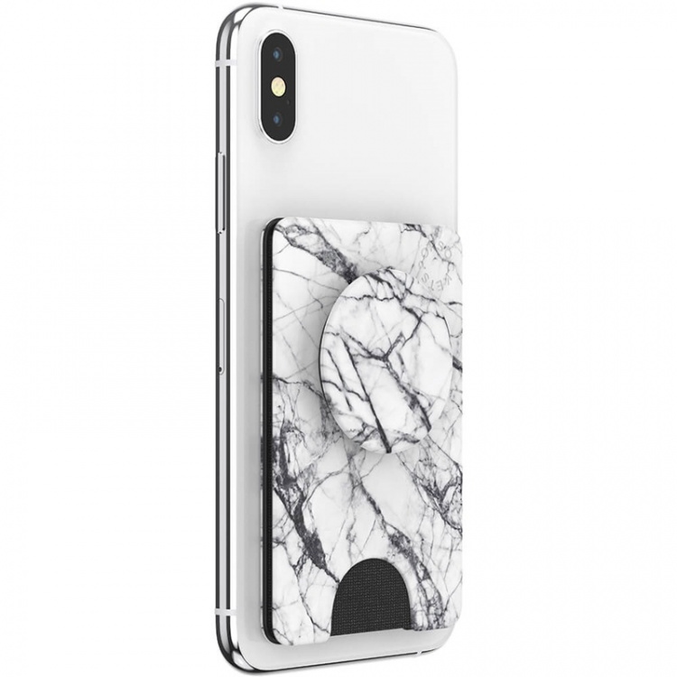 PopSockets Wallet Dove White Marble Avtagbar Lommebok PopWallet+ PopSockets Wallet Dove White Marble Avtagbar Lommebok PopWallet+