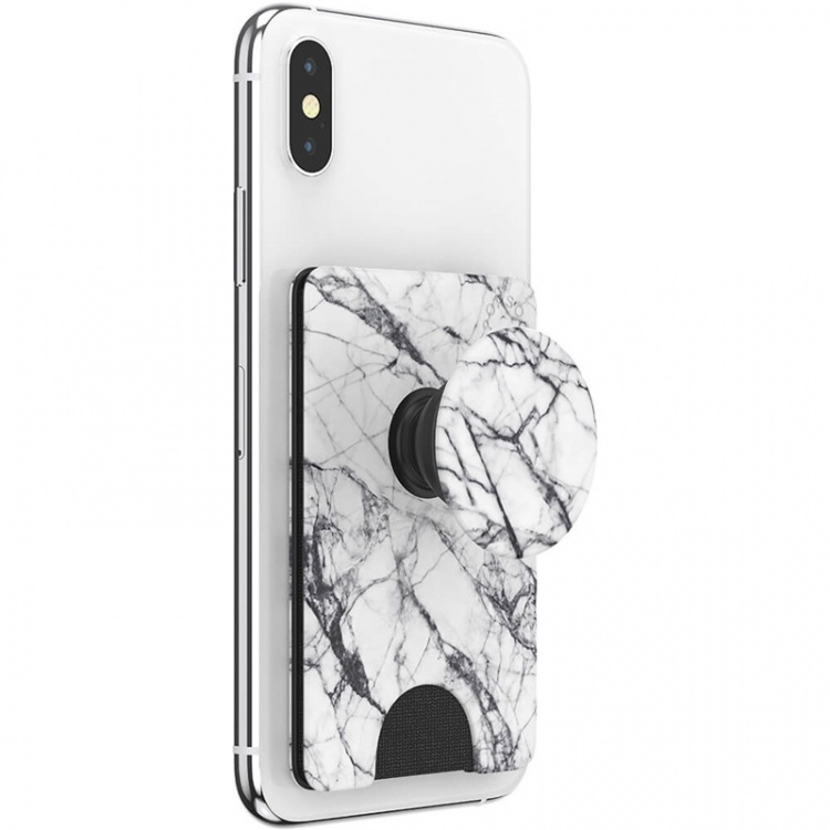PopSockets Wallet Dove White Marble Avtagbar Lommebok PopWallet+ PopSockets Wallet Dove White Marble Avtagbar Lommebok PopWallet+