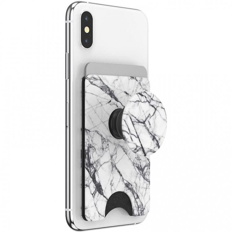 PopSockets Wallet Dove White Marble Avtagbar Lommebok PopWallet+ PopSockets Wallet Dove White Marble Avtagbar Lommebok PopWallet+
