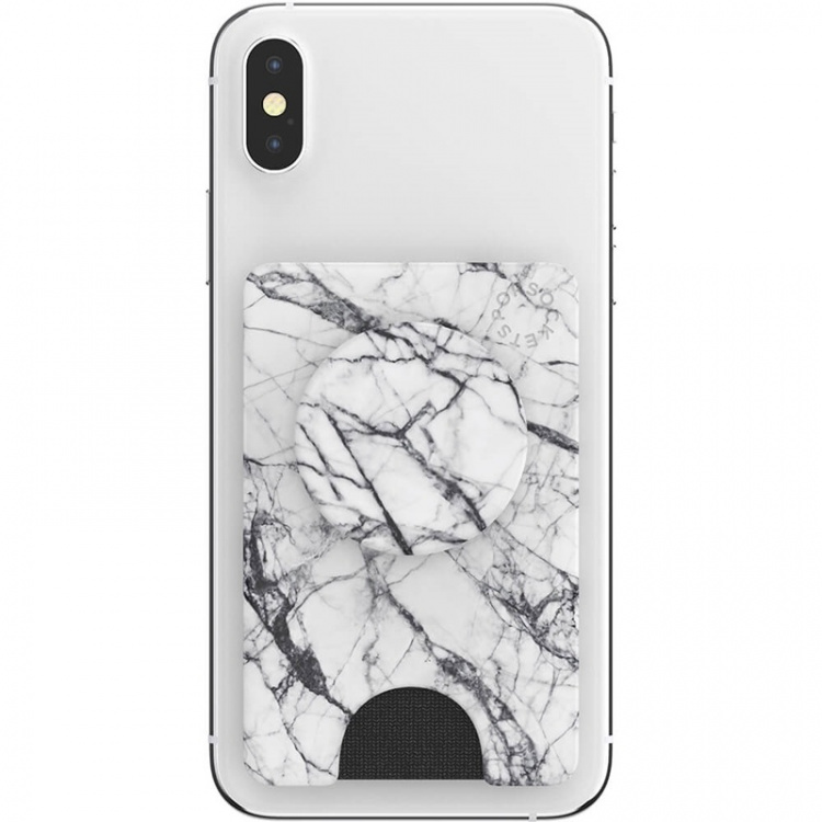 PopSockets Wallet Dove White Marble Avtagbar Lommebok PopWallet+ PopSockets Wallet Dove White Marble Avtagbar Lommebok PopWallet+