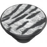 PopSockets Vegan Leather Zebra Avtagbart Grip med stativfunksjon Premium PopSockets Vegan Leather Zebra Avtagbart Grip med stativfunksjon Premium