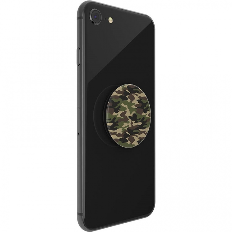 PopSockets Woodland Camo Avtagbart Grip med stativfunksjon
