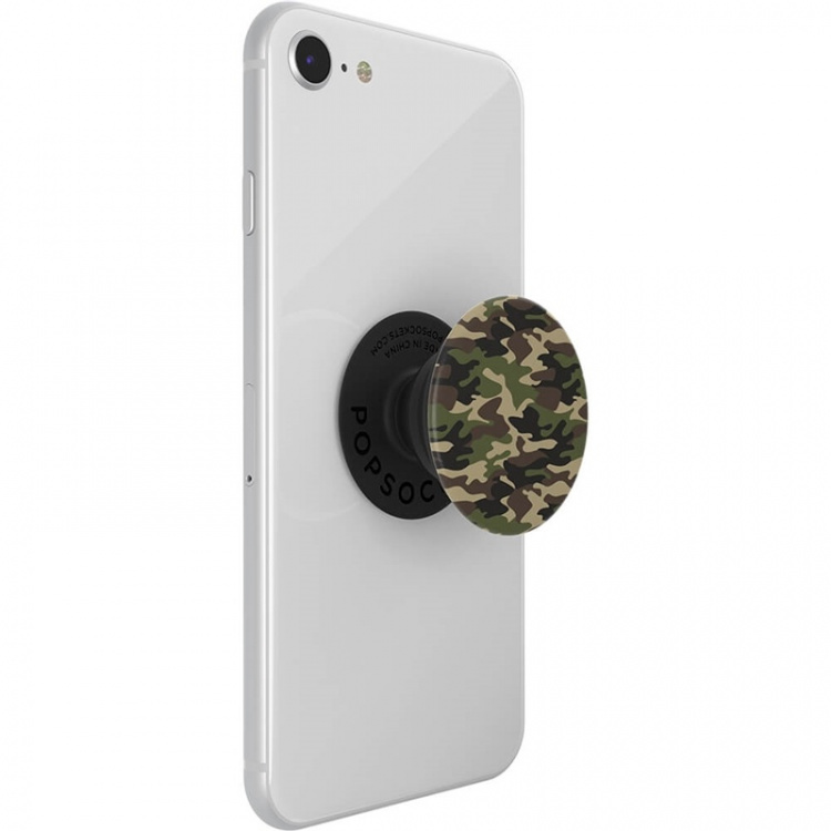 PopSockets Woodland Camo Avtagbart Grip med stativfunksjon