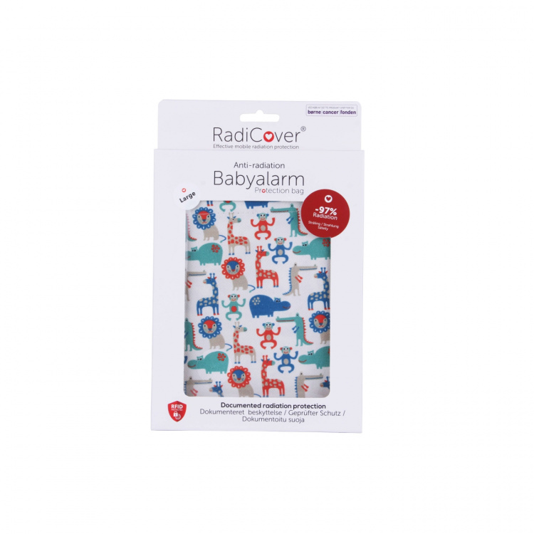 Radicover Strålingsbeskyttelse Babyalarm Pose Large Babyprint Radicover Strålingsbeskyttelse Babyalarm Pose Large Babyprint