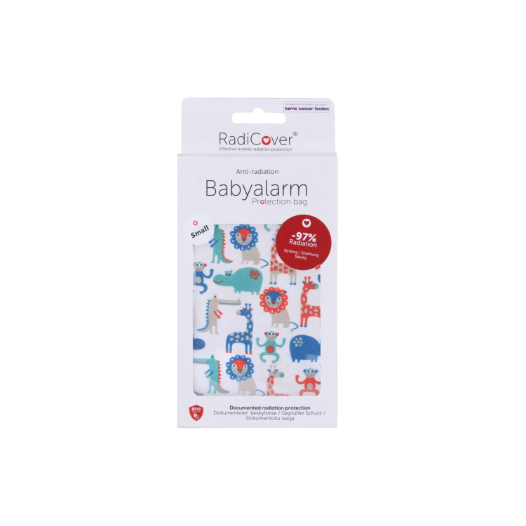 Radicover Strålingsbeskyttelse Babyalarm Pose Small Babyprint Radicover Strålingsbeskyttelse Babyalarm Pose Small Babyprint