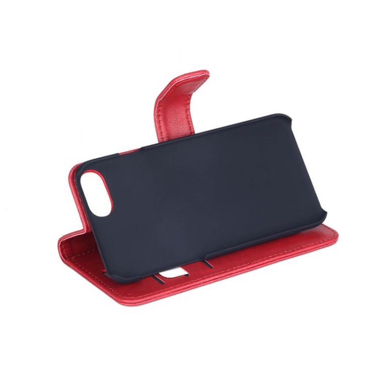 RADICOVER Strålingsbeskyttelse Mobiletui PU iPhone 6/7/8/SE Flipcover Rød