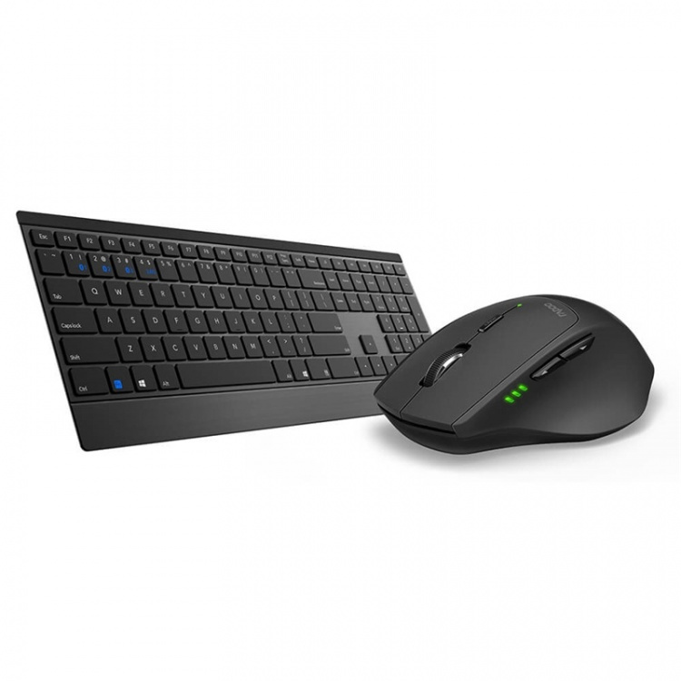 Rapoo Tastatur/Mus Sett 9500M Multi-Mode Trådløs Svart