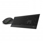 Rapoo Tastatur/Mus Sett 9500M Multi-Mode Trådløs Svart
