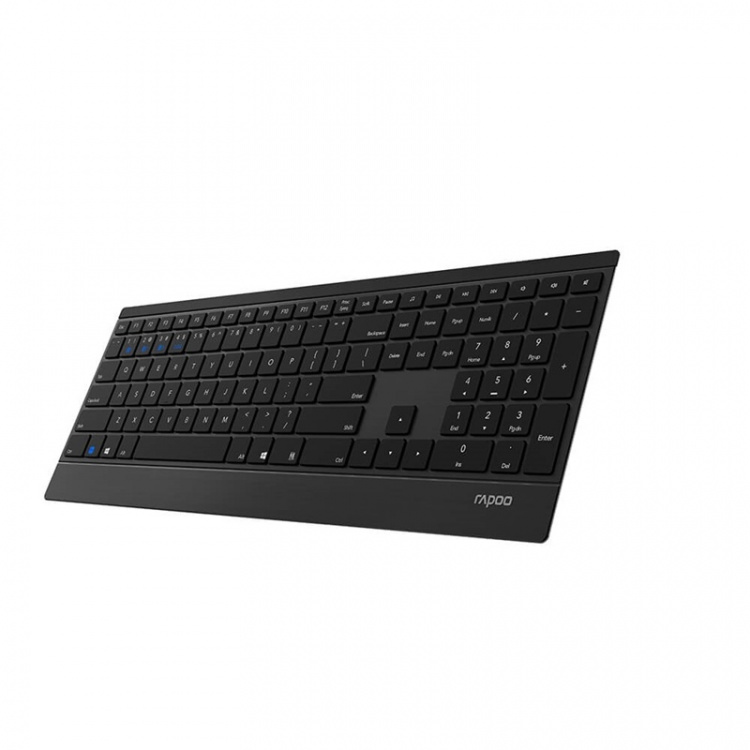 Rapoo Tastatur/Mus Sett 9500M Multi-Mode Trådløs Svart