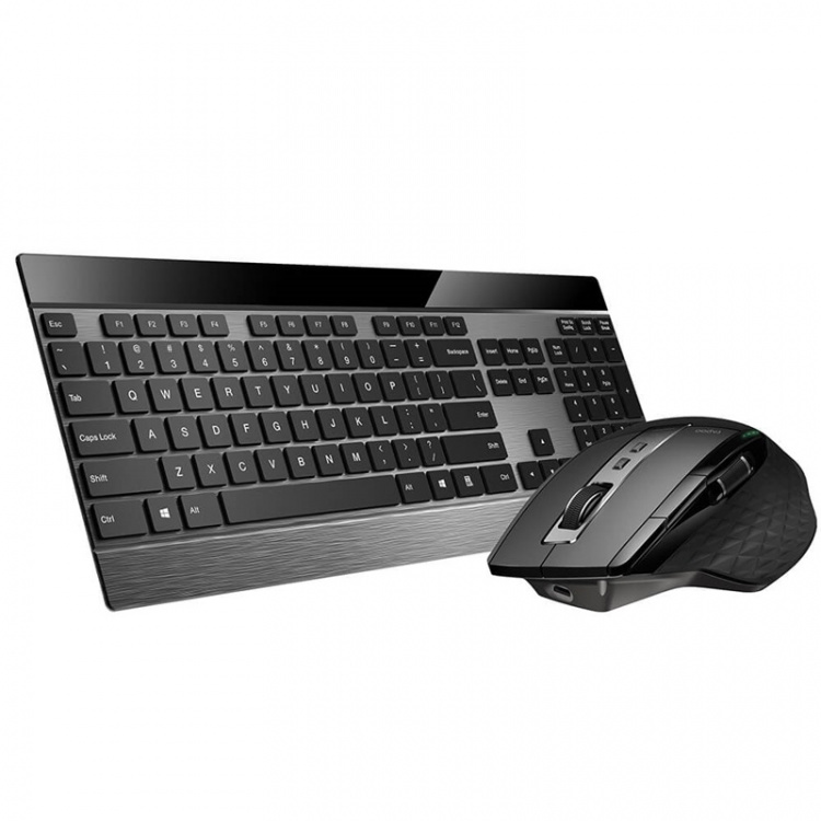 Rapoo Tastatur/Mus Sett 9900M Multi-Mode Trådløs Svart