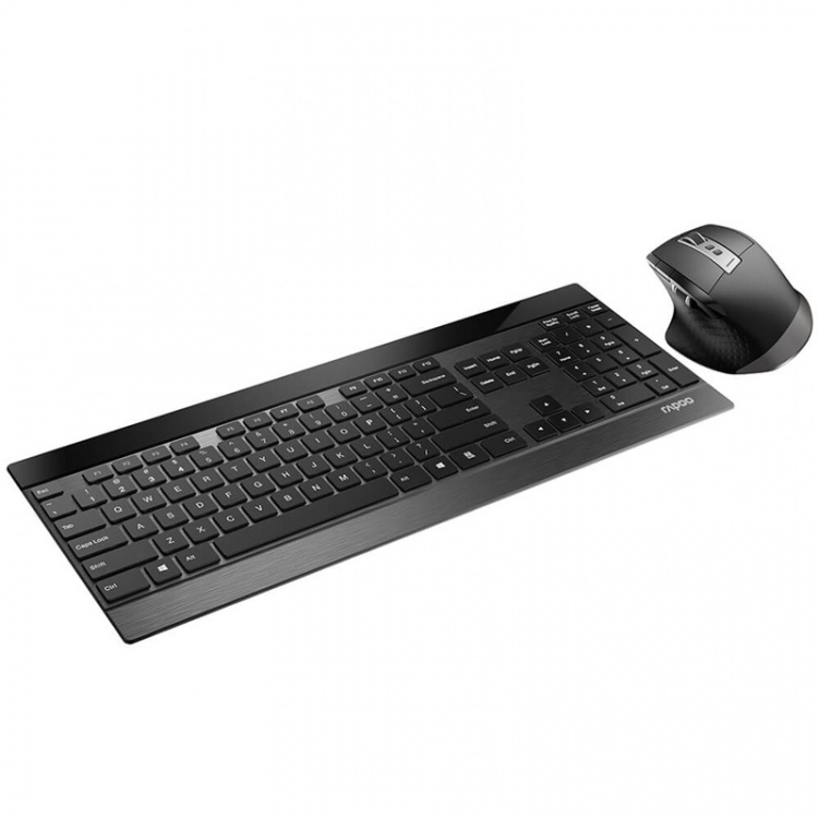 Rapoo Tastatur/Mus Sett 9900M Multi-Mode Trådløs Svart