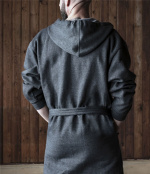 Kosta Linnewäfveri College-badekåpe, Mørkeblå, L/XL