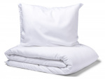 Nottingham sengesett King size, Satin, Hvit