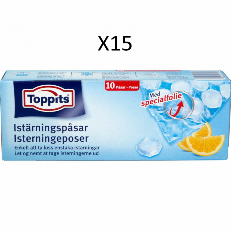 Toppits Isterningsposer 10 poser 15stk DFP