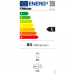 Tristar Minikjøleskap 46 l kjølerom 5 l 60 watt 39 db