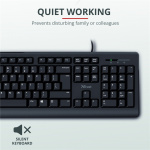 Trust Primo Keyboard Nordic layo
