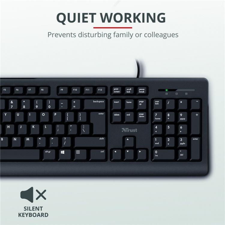 Trust Primo Keyboard Nordic layo