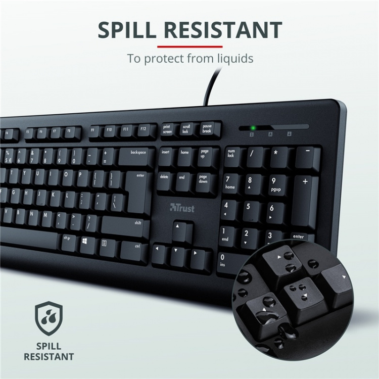 Trust Primo Keyboard Nordic layo