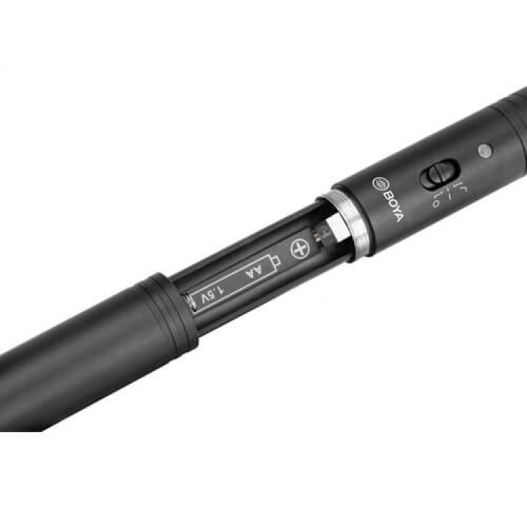 BOYA Mikrofon Shotgun Medium BY-PVM3000M Kondensator XLR