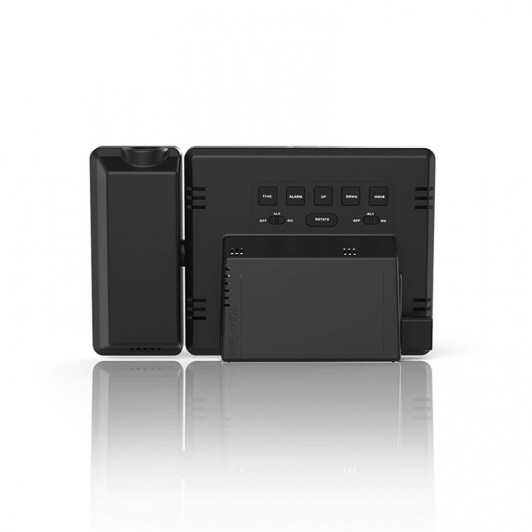 HAMA Vekkerklokke Projeksjon Plus Charge Svart