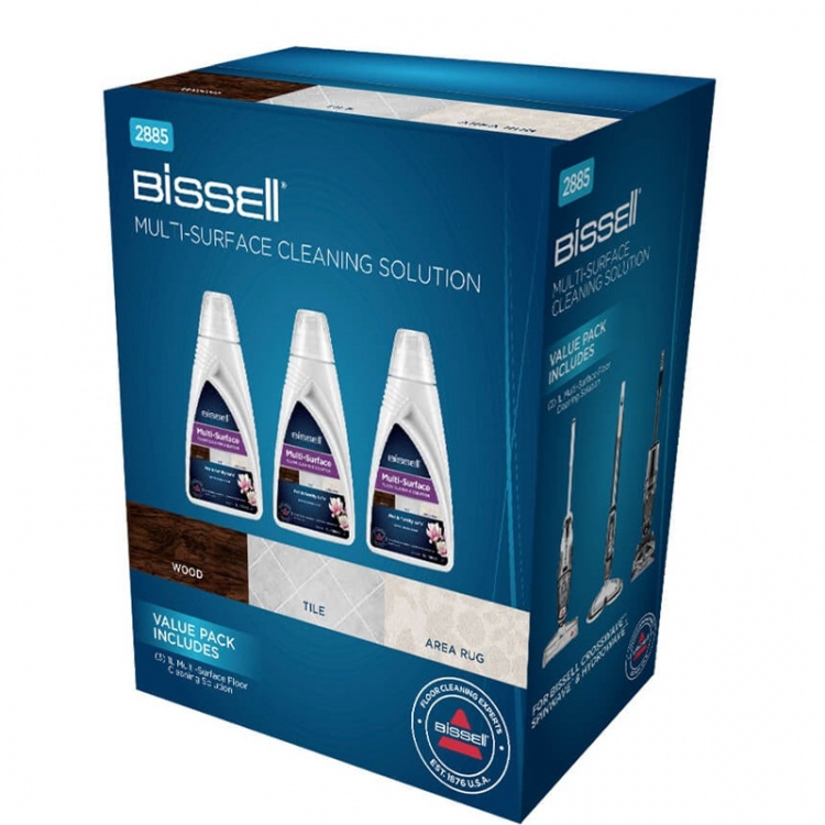Bissell Floor Cleaning Solution for CrossWave, SpinWave & HydroWave 3 x 1 liter Bissell Floor Cleaning Solution for CrossWave, SpinWave & HydroWave 3 x 1 liter