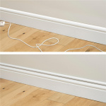 D-LINE Kabelkanal Kit 20x10mm 4x Kabelkanal/Tillbehör 1.0m