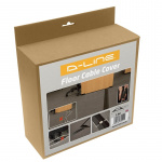 D-LINE Kabelkanal Gulv PVC Pro Svart 1.8m