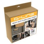 D-LINE Kabelkanal Gulv PVC Pro Svart 1.8m