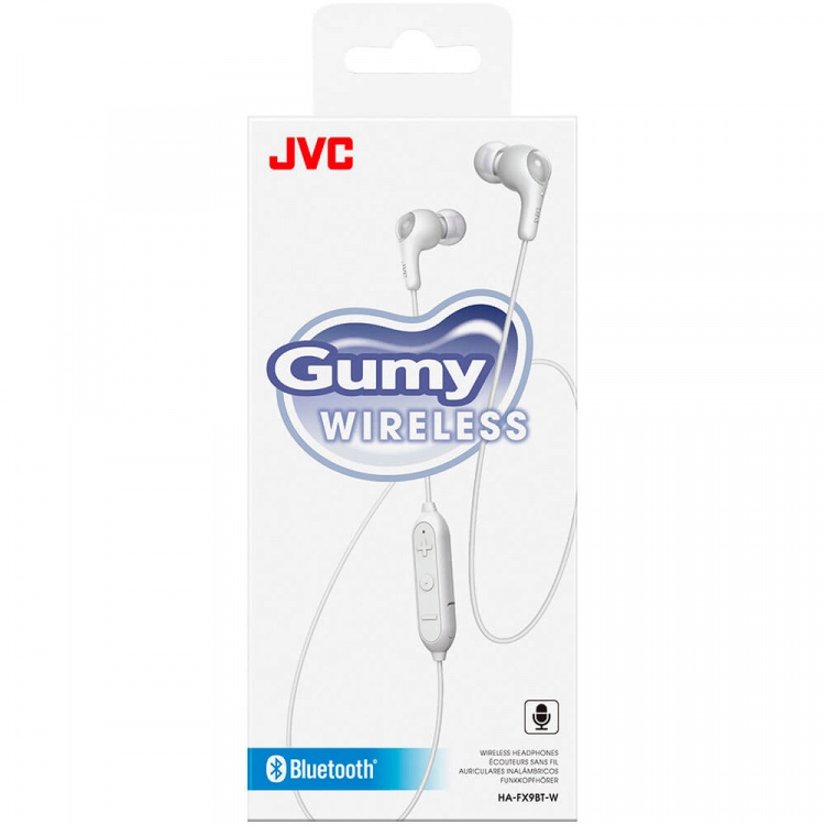 JVC Øreplugger FX9BT Gumy In-Ear Trådløs Mic Hvit JVC Øreplugger FX9BT Gumy In-Ear Trådløs Mic Hvit
