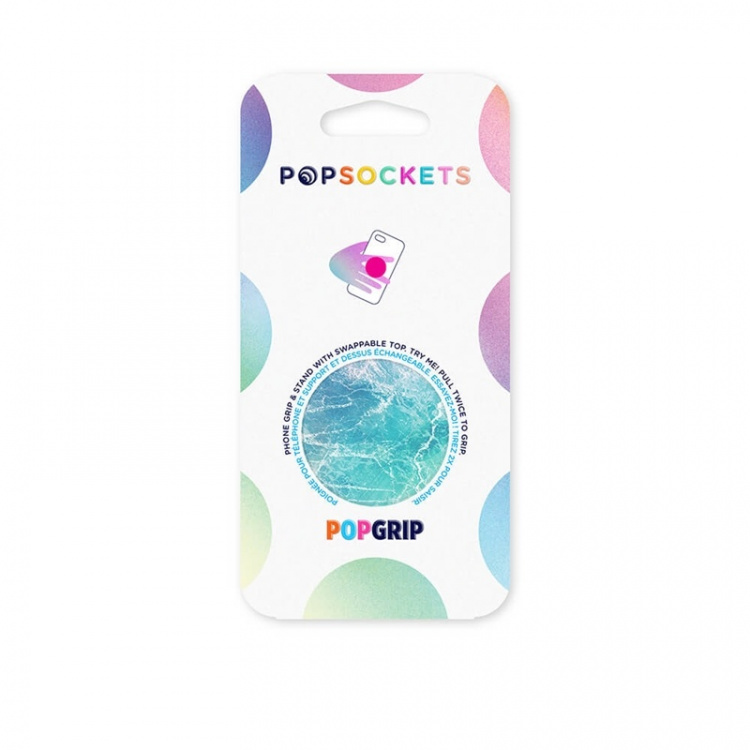 PopSockets Ocean View Avtagbart Grip med Stativfunksjon PopSockets Ocean View Avtagbart Grip med Stativfunksjon