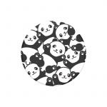 POPSOCKETS Pandamonium Avtagbart Grip med Stativfunksjon POPSOCKETS Pandamonium Avtagbart Grip med Stativfunksjon