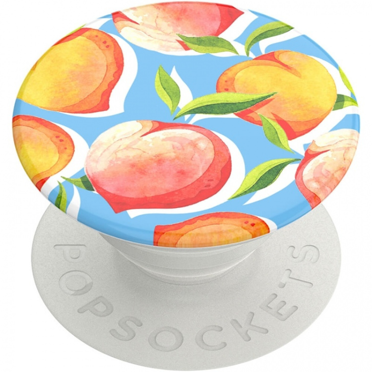 PopSockets Just Peachy Gloss Avtagbart Grip med Stativfunksjon