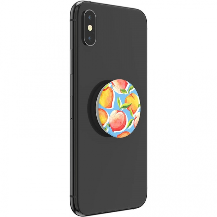 PopSockets Just Peachy Gloss Avtagbart Grip med Stativfunksjon