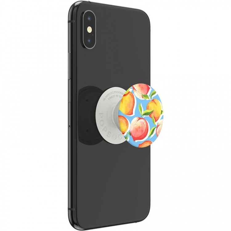 PopSockets Just Peachy Gloss Avtagbart Grip med Stativfunksjon