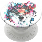 PopSockets Wolf Avtagbart Grip med Stativfunksjon