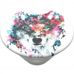 PopSockets Wolf Avtagbart Grip med Stativfunksjon