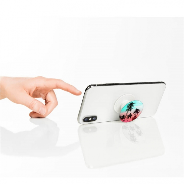 PopSockets Tropical Sunset Avtagbart Grip med Stativfunksjon