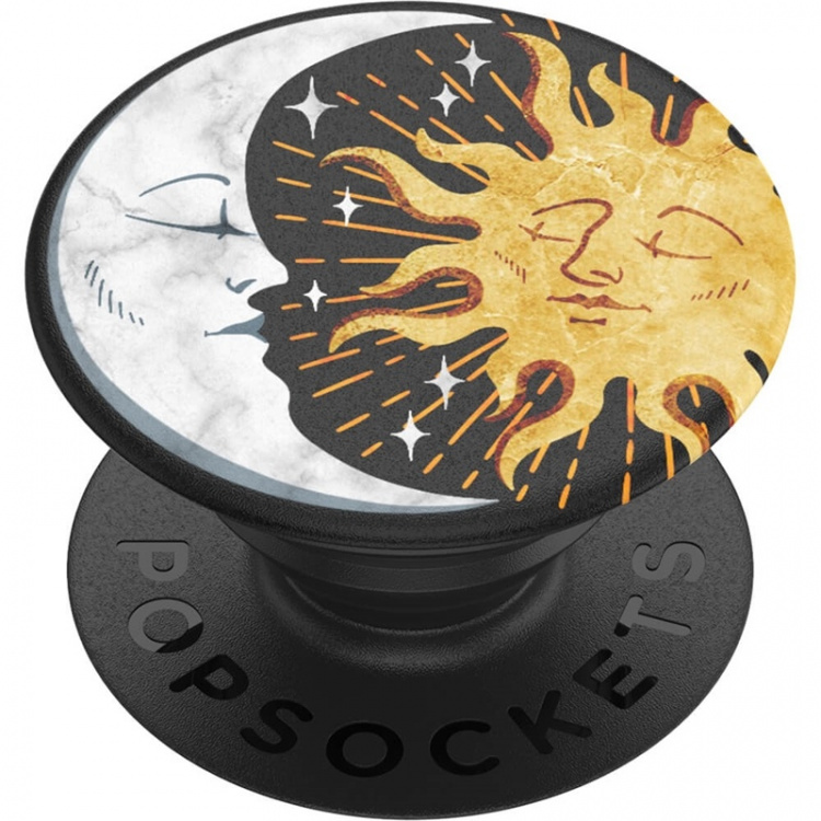 PopSockets Sun and Moon Avtagbart Grip med Stativfunksjon