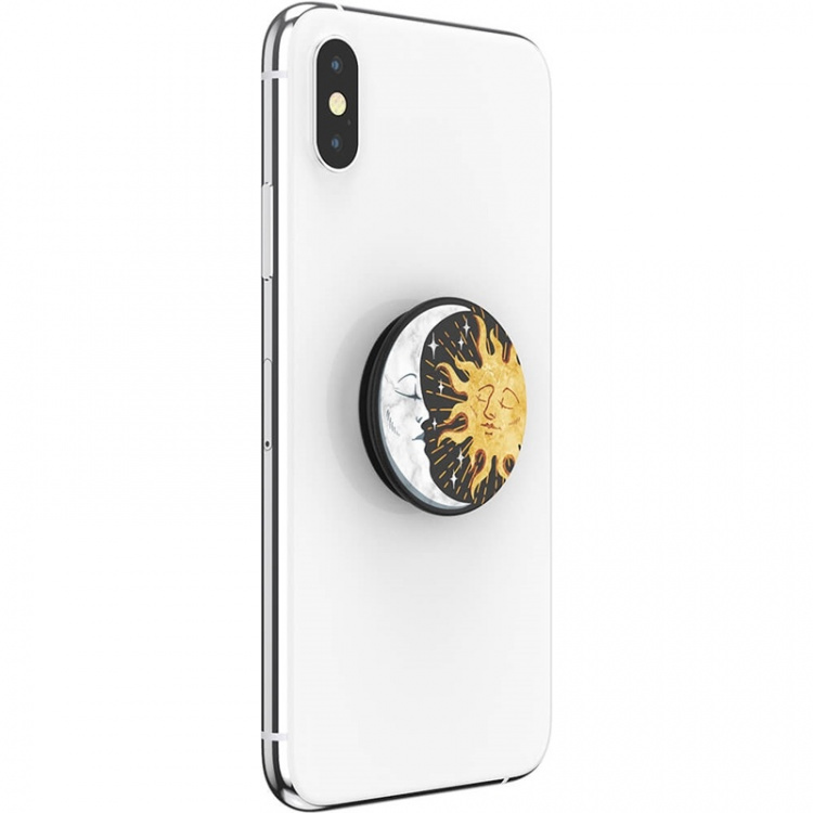 PopSockets Sun and Moon Avtagbart Grip med Stativfunksjon