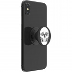 POPSOCKETS Shaky Bones White Avtagbart Grip med Stativfunksjon