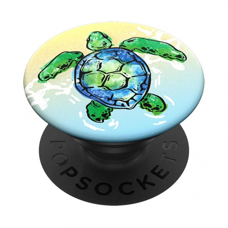PopSockets Tortuga Avtagbart Grip med Stativfunksjon